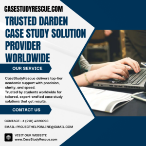 Trusted Darden Case Study Solution Provider Worldwide
